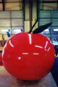 Apple helium balloon