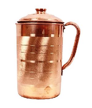 Copper Silver Touch Jug