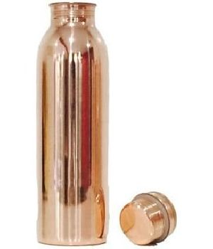Plain Copper Jointless Water Bottle