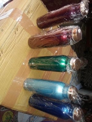 pure copper bottle with multi colour