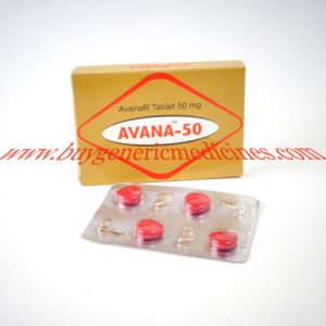 Avana 50mg Tablets, Packaging Type : Stripes