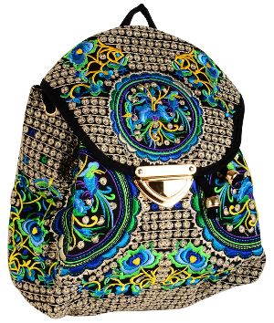 Multi-Color Cotton Backpacks