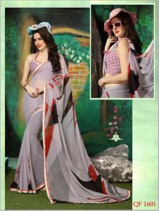 Georgette Synthetic Saree