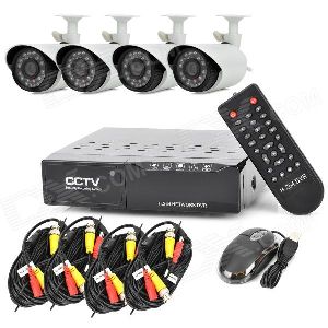 4-Channel Kit Cheap Security Cameras