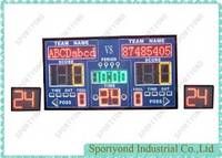 Electronic Basketball Game Scoreboard