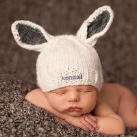 Knit Bunny Hat