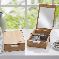 Monogram Wooden Jewelry Box