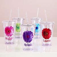 On the Go Flower Tumblers