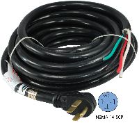 Right Angle Power Supply Cord