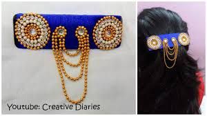 sakthi silk threaded hair clips