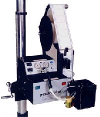 Blow-On Automatic Label Applicator