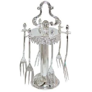 Silver Plated Fork Stand