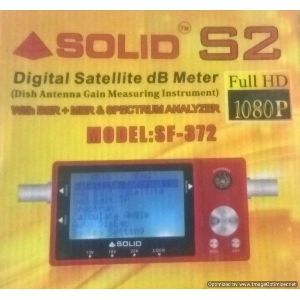 Solid HDS2 SF-372 DVB-S2 HD Digital Satellite dB Meter