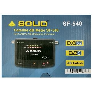 SOLID SF-540 Satellite dB Meter with Bluetooth Interface