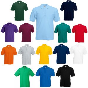 Mens Plain Polo T-Shirts