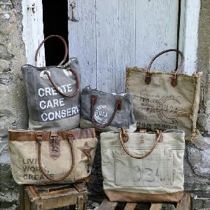Leather Canvas Bags