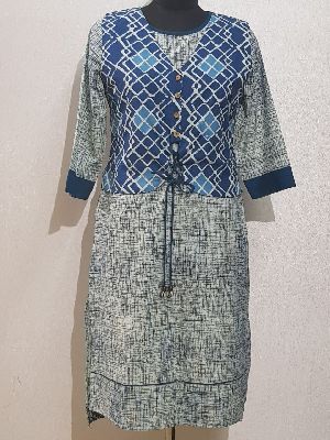 Designer Printed Kurtis