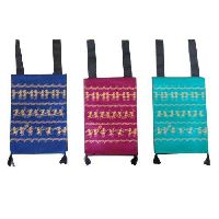 Silk Fabric Cross Body Belt Bags
