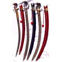 3 Sets Of Engraved Swords