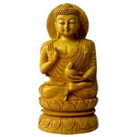 Wooden Buddha Statue