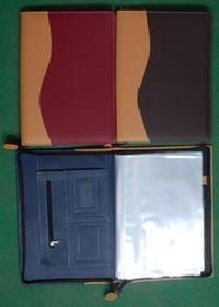 Faux Leather Conference Folders