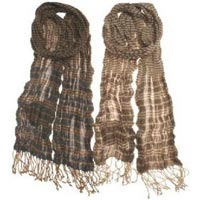 Cotton Stripe Scarf