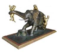 Item Code : WES 003 Wooden Elephant Statue