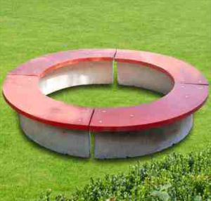 Round Shape Curved Bench