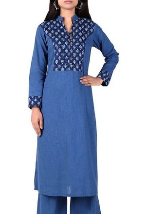 Bagru Print Kurtis