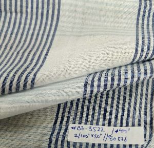 Yarn Dyed Cotton Stripe fabric