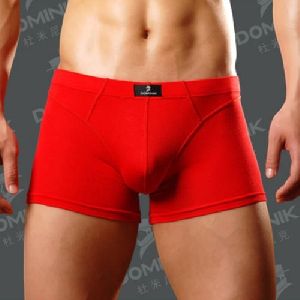 Mens Red Trunk Underwear