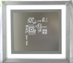 Chemical-etch Stencil--Framed