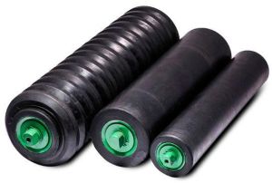 hdpe Conveyor Rubber Coated Steel Roller, Brand Name : Binxin