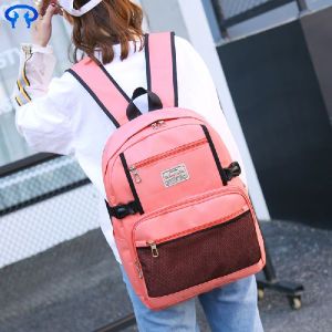 Natural Student Canvas Backpack