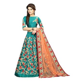 Traditional Taffeta Lehenga Choli