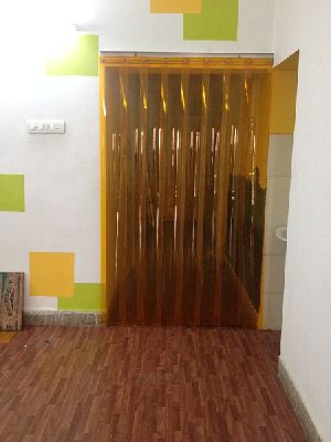 insect amber pvc strip curtains