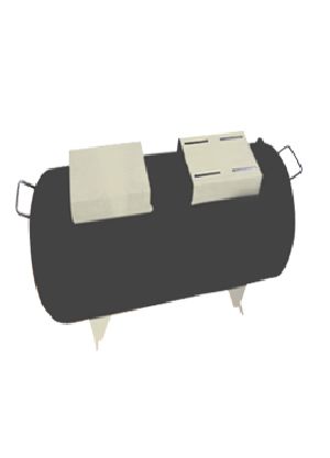 horizontal air compressor tank