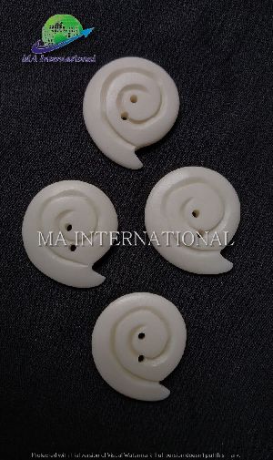 Bone button blank raw cattle button for coat &amp;amp; garment