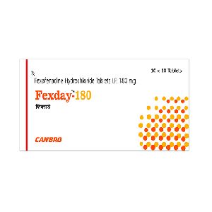 Fexofenadine HCL 180 mg Tablets