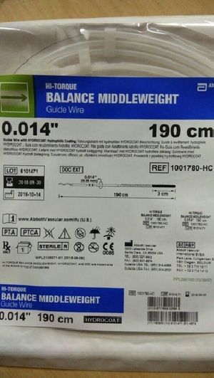 Abbott Hi-Torque Balance Middleweight Guide Wire