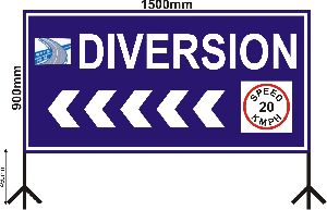 Diversion Sign Boards