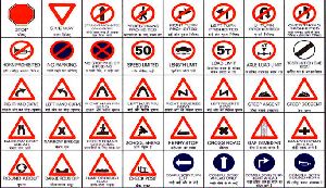 road sign boards