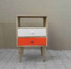 Wooden Bed Side Drawers