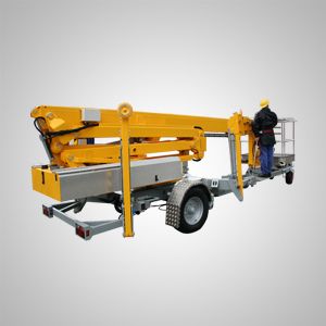 Trailer Mounted Spider Boom Lift