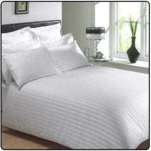 100% Cotton 300TC 1cm Stripe Bedding Sets