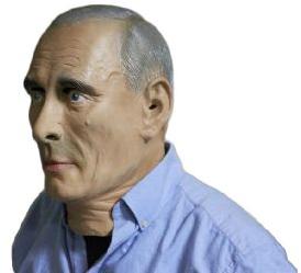 Russian President Formidable Realistic Vladimir Putin Mask