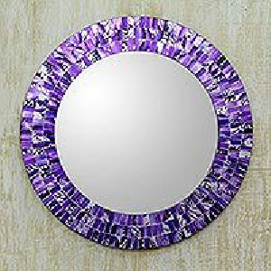 Round Mosaic Mirrors