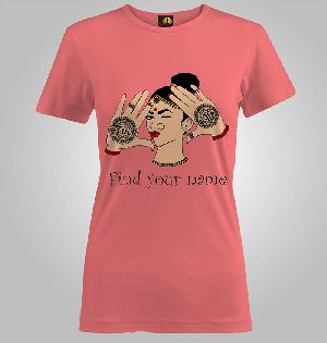 LADIES PRINTED T-SHIRTS (FIND YOUR NAME)