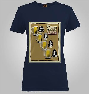 LADIES PRINTED T-SHIRTS (STORY OF MY LIFE)