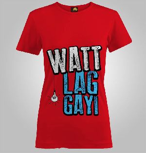 Ladies Printed T Shirts(watt lag gayi)